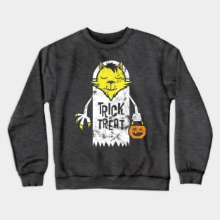 Wereghost Halloween 2020 Werewolf Ghost Trick or Treat October Spooky Goth Crewneck Sweatshirt